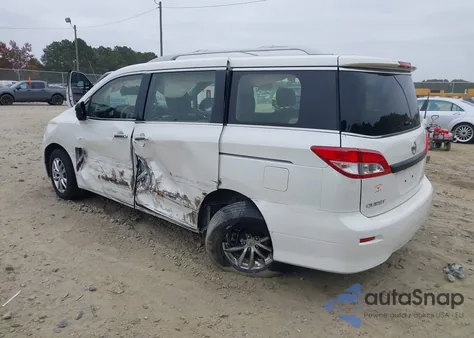 2014 Nissan Quest S from USA, damaged, VIN JN8AE2KP3E9102248